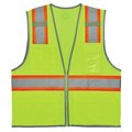 Glowear By Ergodyne M Lime Two-Tone Mesh Vest Type R Class 2 - Single Size 8246Z-S